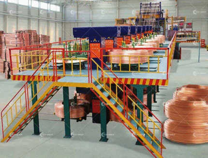 Elektrolitik Bakır Sürekli Döküm ve Haddeleme Hattı – Parlak Düşük Oksijenli Bakır Çubuk için Yüksek Verimli CCR Üretimi 1