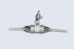 Kit de suspension pré-torsadé pour câbles optiques ADSS