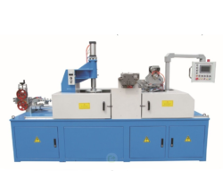 Automatic wire cable coiling and wrapping machine