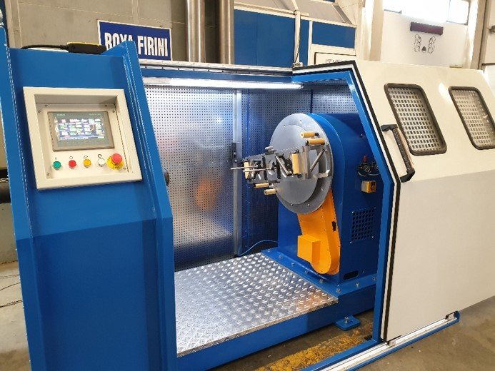 Double Layer High Speed Wrapping Machine applying mica tape on fire-resistant cable core