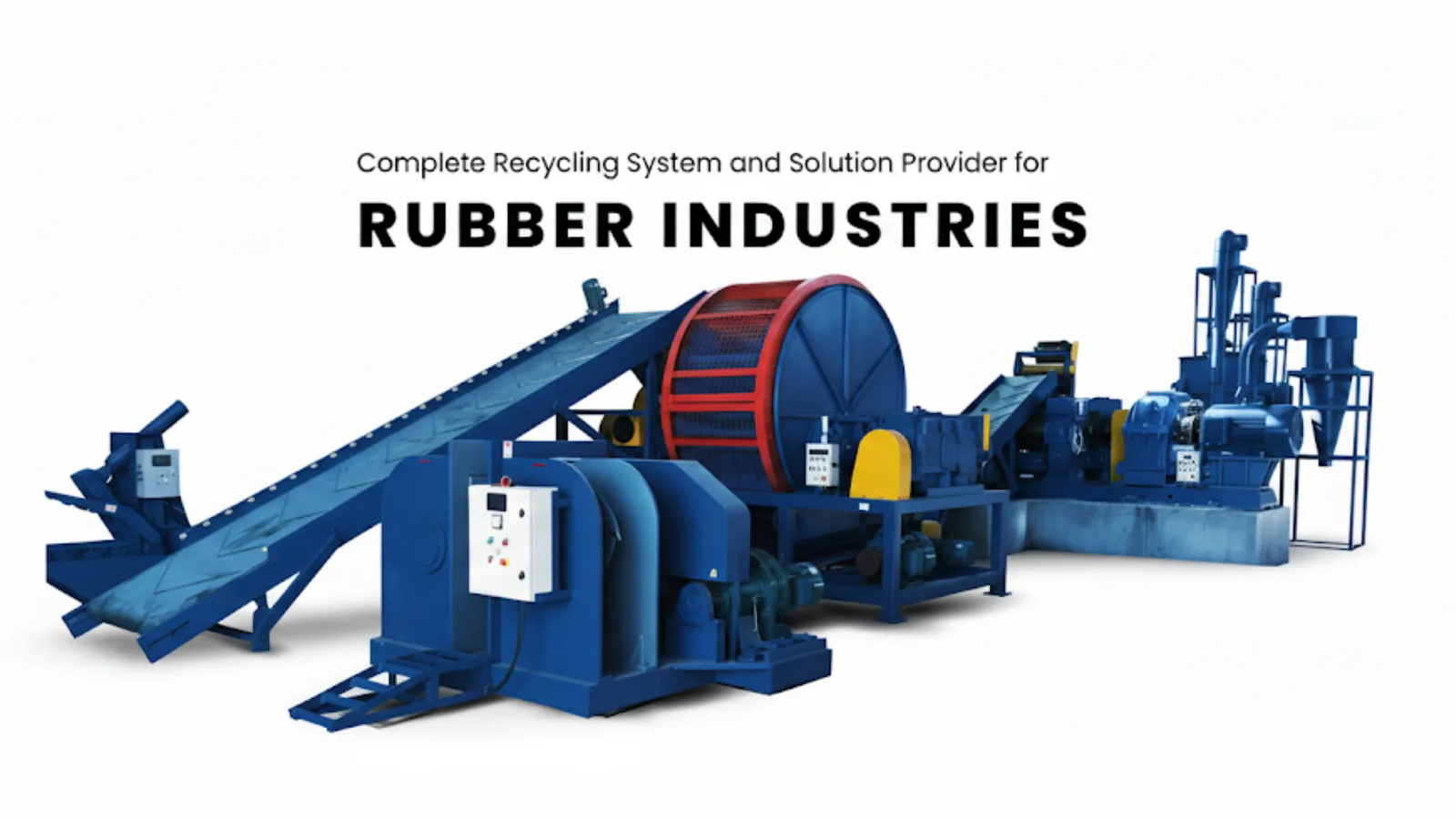 Tire Recycling Machine | Complete Crumb Rubber Production Line