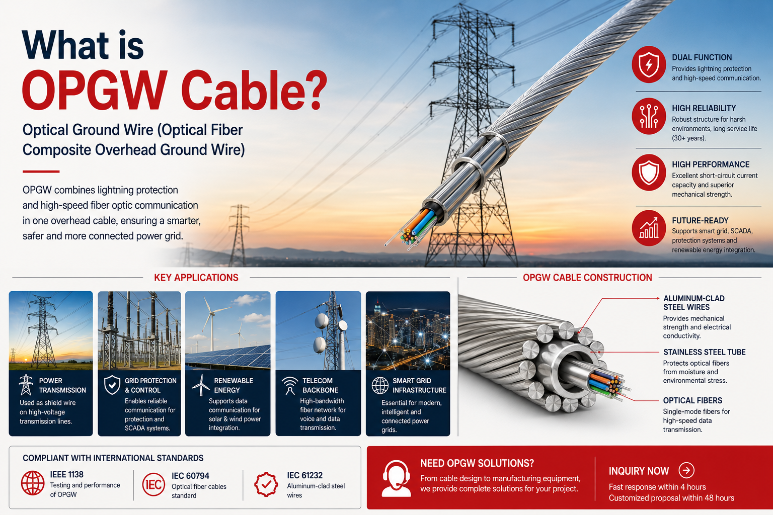 What is OPGW Cable