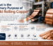 What is the primary purpose of cold rolling copper