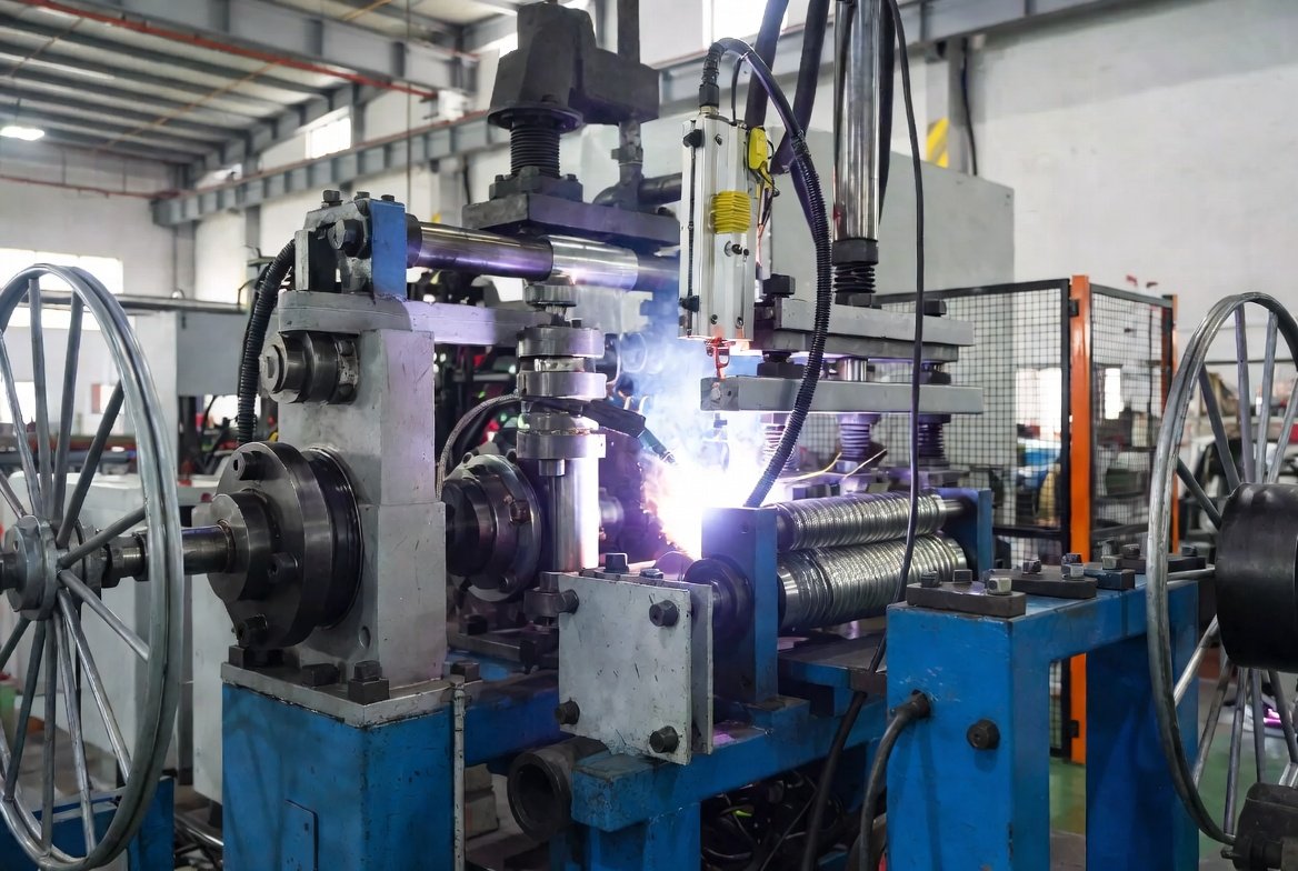 Aluminum Sheath Argon Arc Welding Pipe Production Line - Doingcable