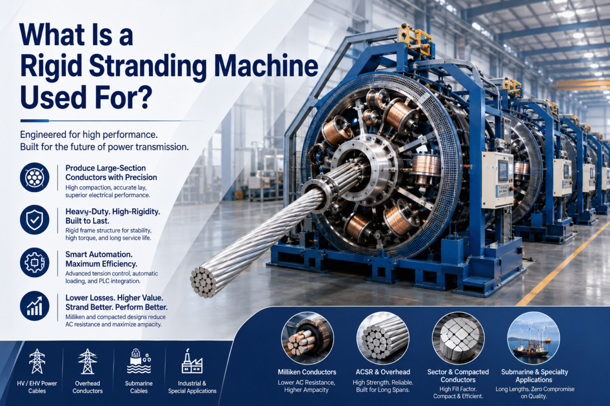 What Is a Rigid Stranding Machine Used For