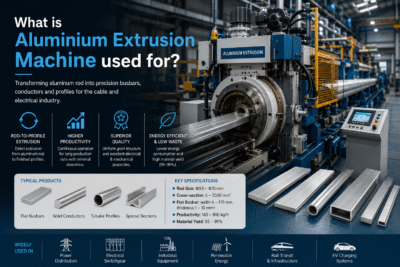 À quoi sert une machine d'extrusion d'aluminium