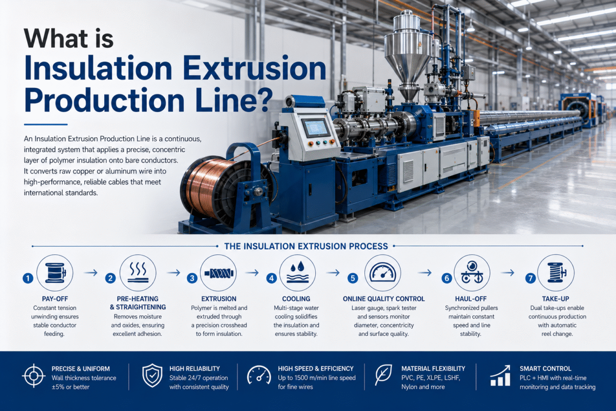 What is Insulation Extrusion Production Line
