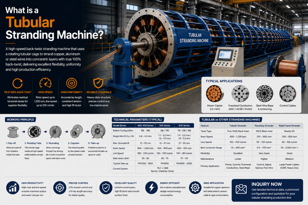 What Is Tubular Stranding Machine-doingcable