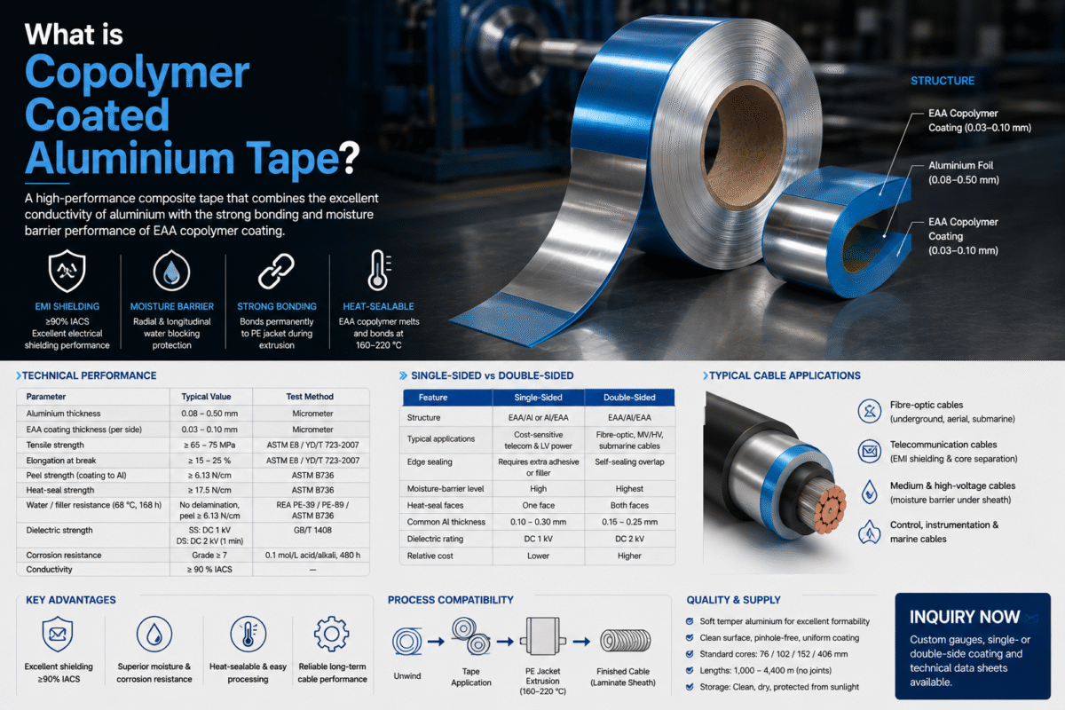 What is Copolymer Coated Aluminium Tape