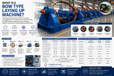 What is a Bow Type Laying Up Machine-doingcable
