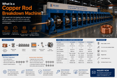 What is a Copper Rod Breakdown Machine-doingcable