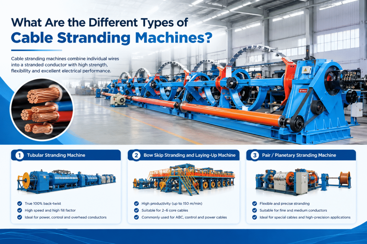 What Are the Different Types of Cable Stranding Machines-doingcable