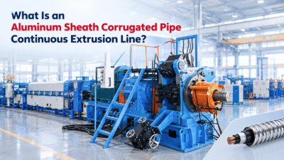 What Is an Aluminum Sheath Corrugated Pipe Continuous Extrusion Line-doingcable
