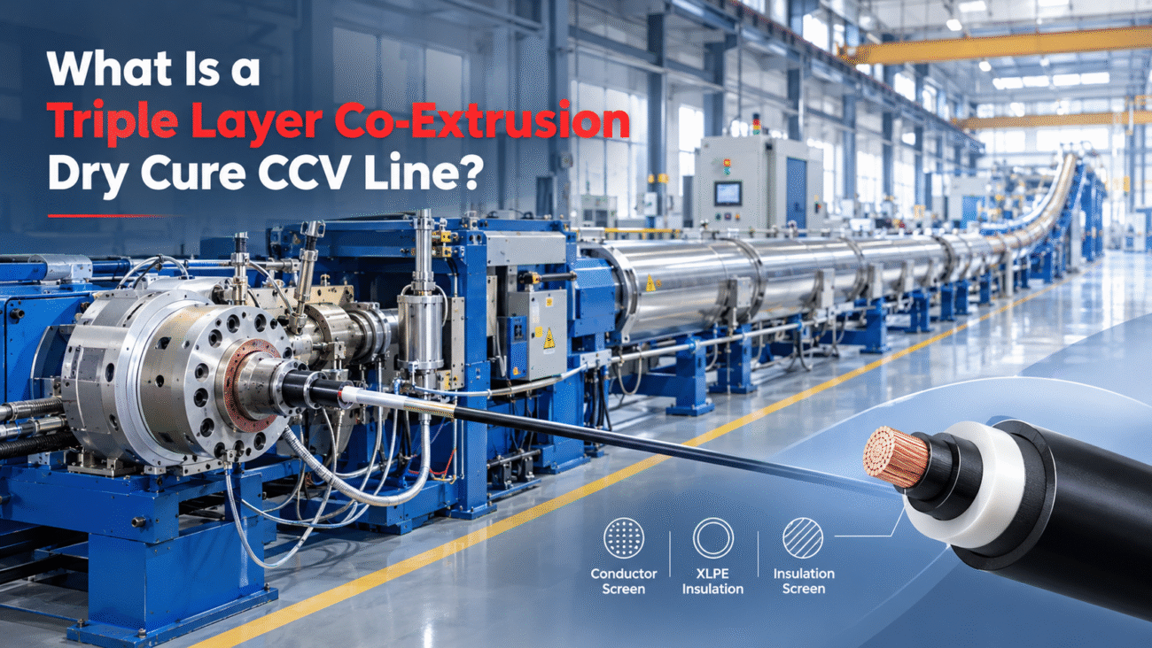 What is Triple Layer Co-Extrusion Dry Cure CCV Line-doingcable